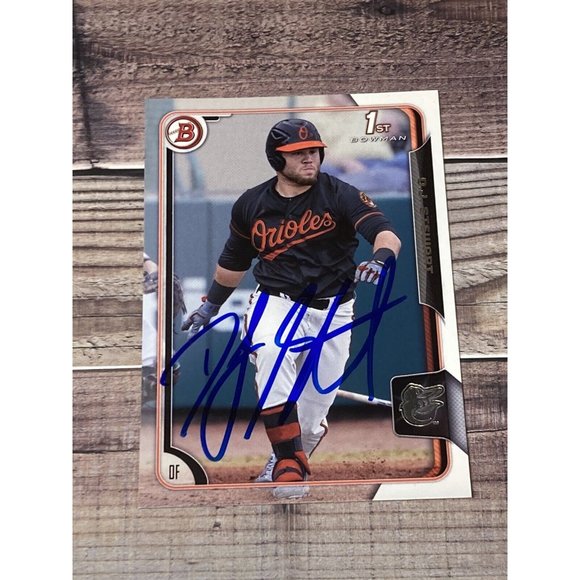 2015 Bowman Draft DJ Stewart Signed Autographed #146 Baltimore Orioles - Picture 1 of 3